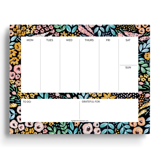 Elyse Breanne Design - Weekly Planner Notepad