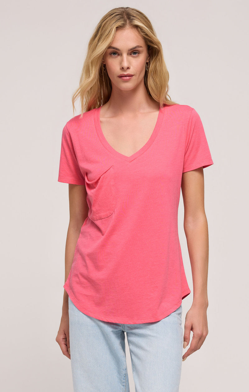 Pocket Tee D.Pink