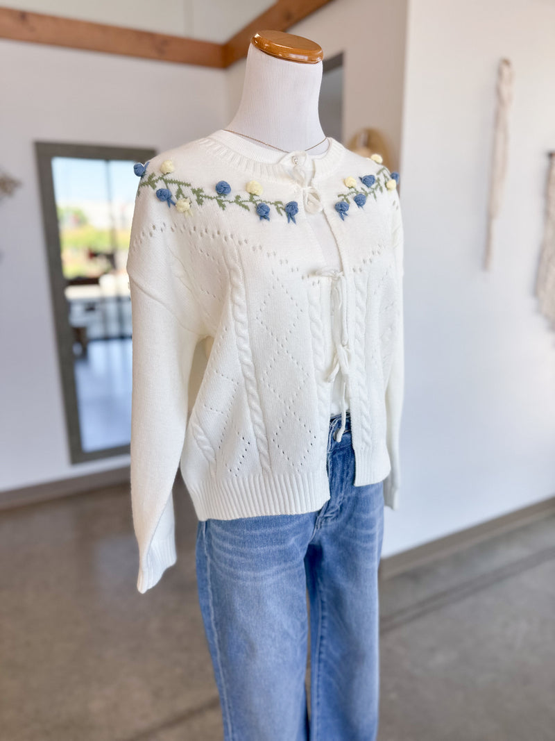 So Sweet Floral Cardi
