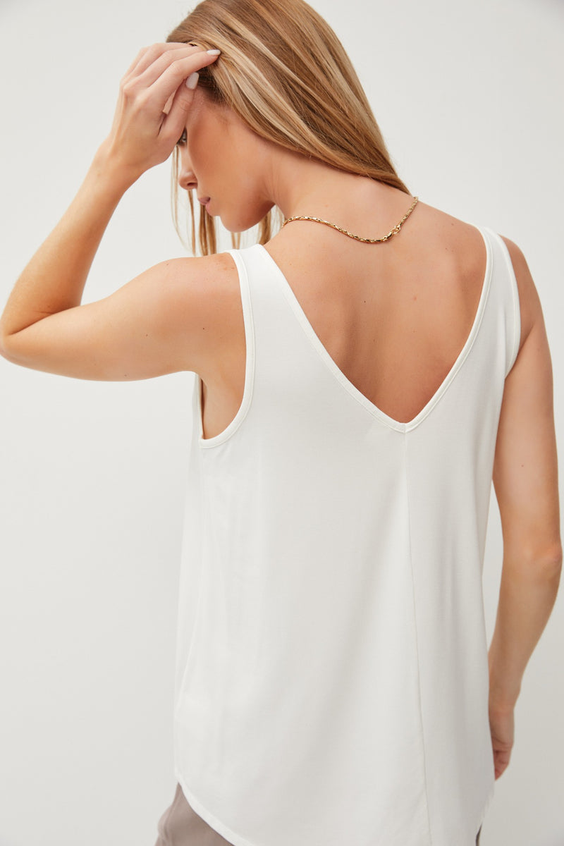 Addilyn Tank - White