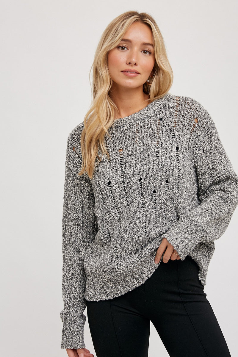 Minni Sweater - Charcoal