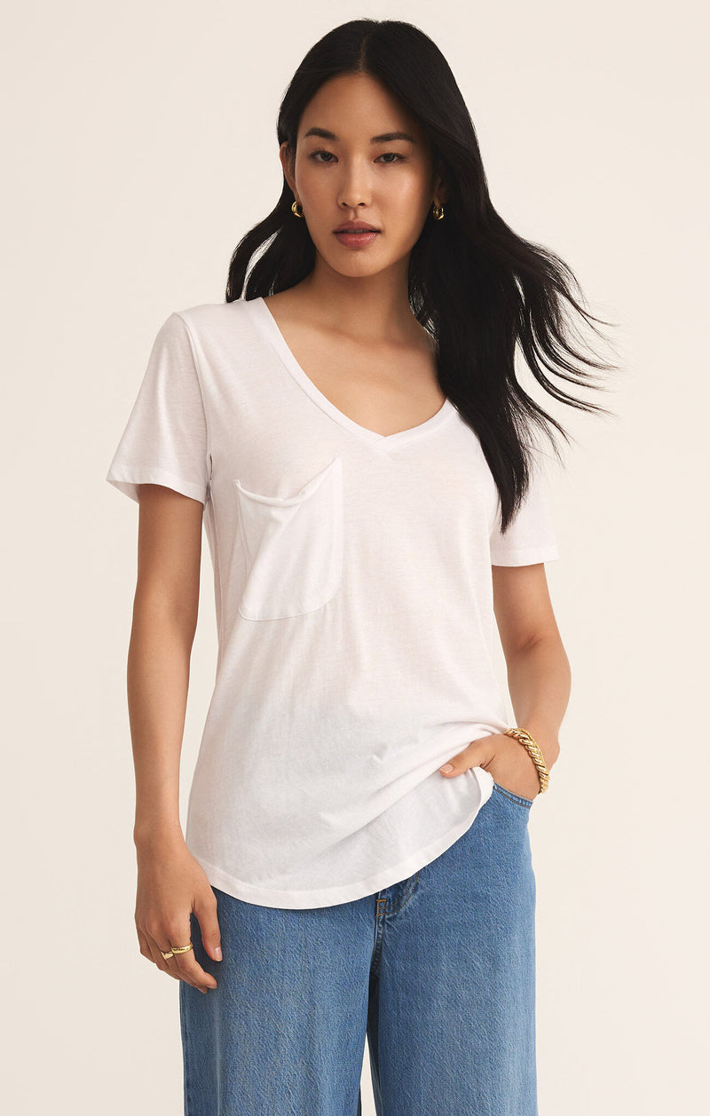Pocket Tee White