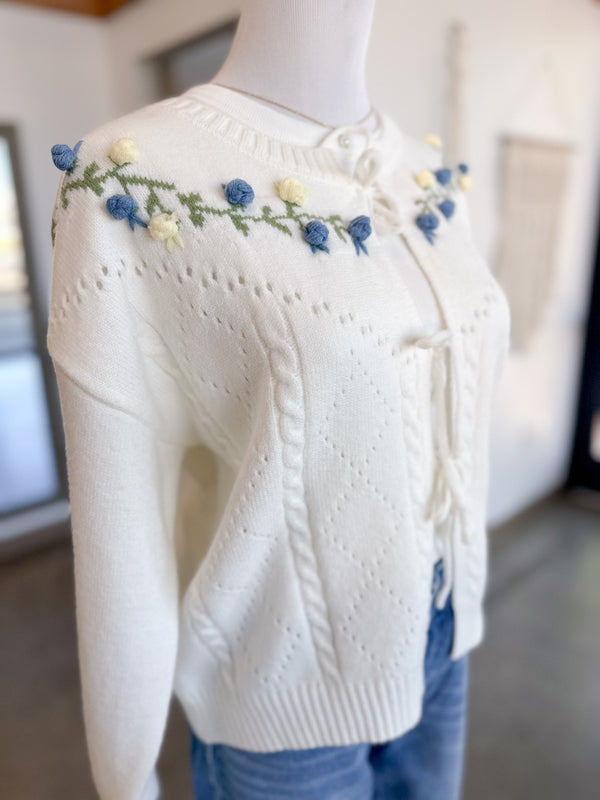 So Sweet Floral Cardi