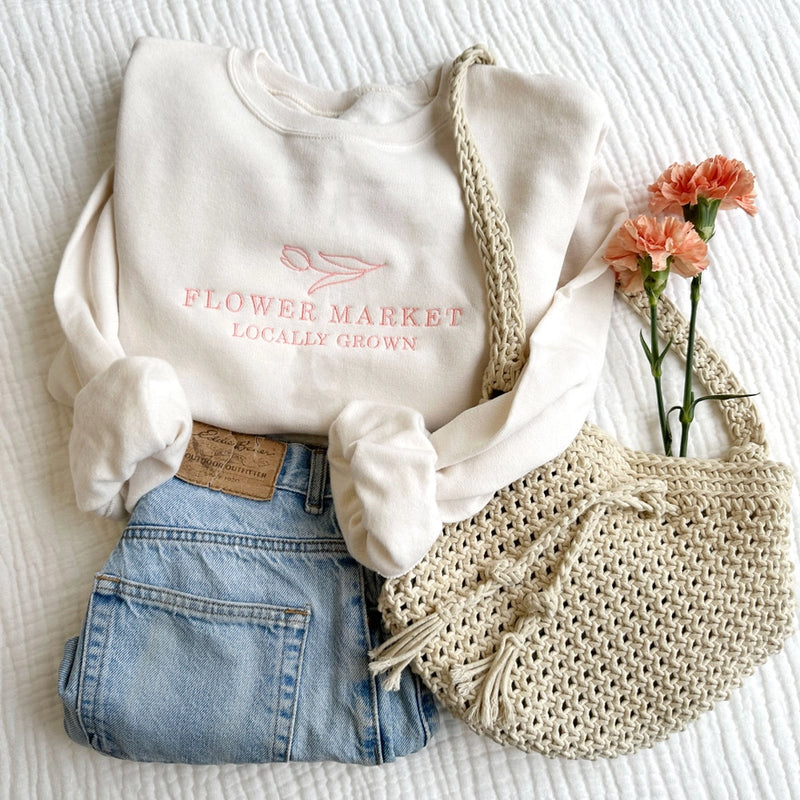 Flower Market Pullover