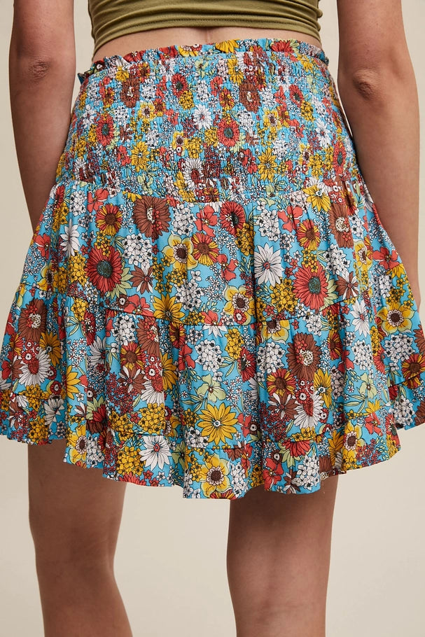 Bella Skirt Top Blue