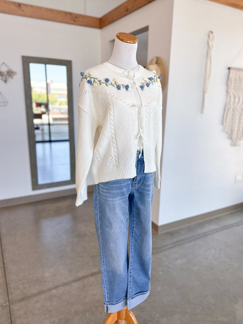 So Sweet Floral Cardi