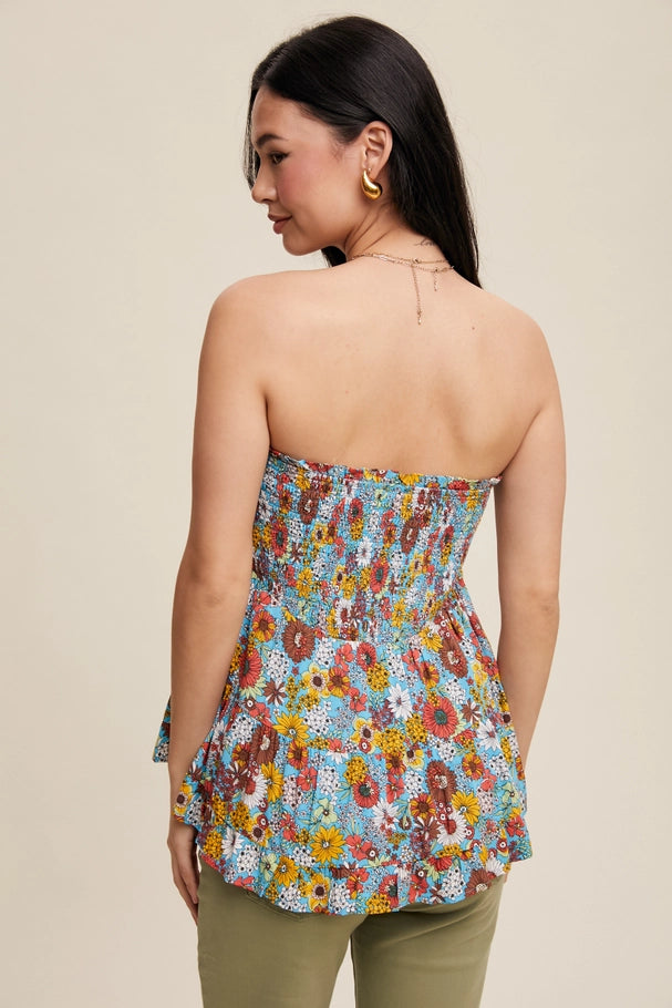 Bella Skirt Top Blue