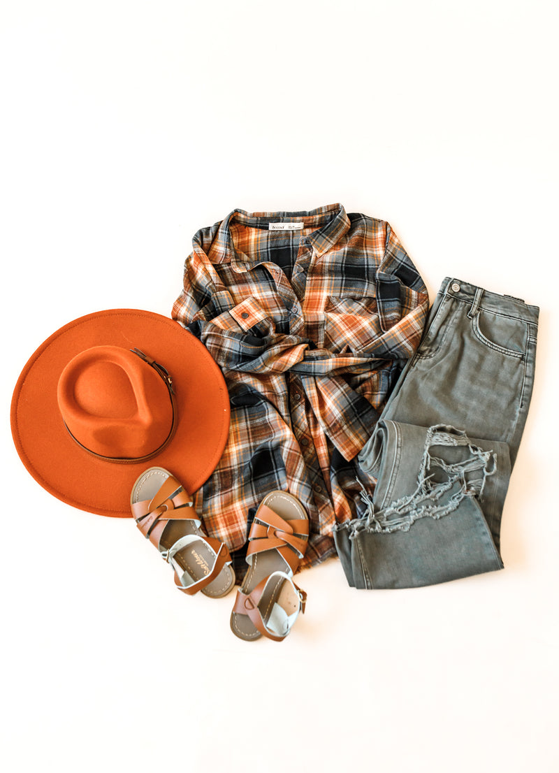 Boyfriend Flannel - Amber