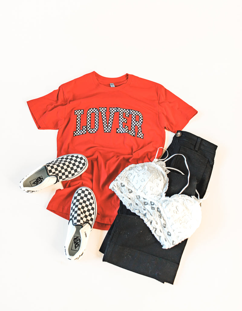 Lover Checkered Tee