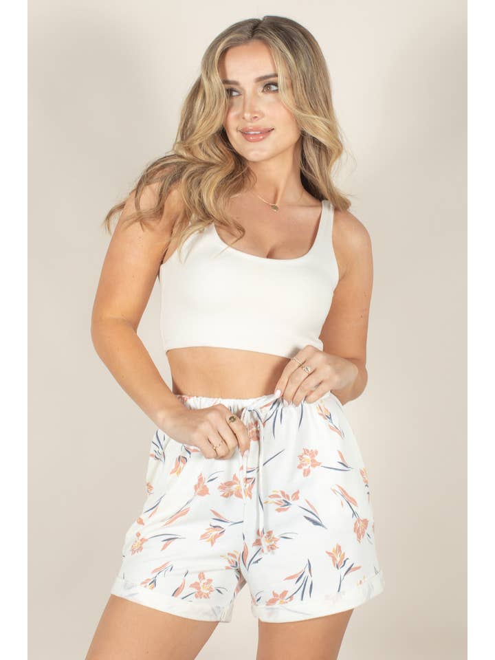 Lola Lounge Shorts - Ivory