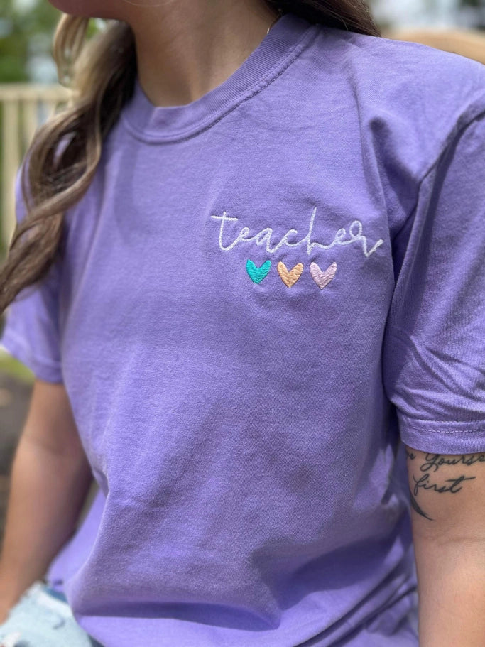 Teacher Hearts Tee