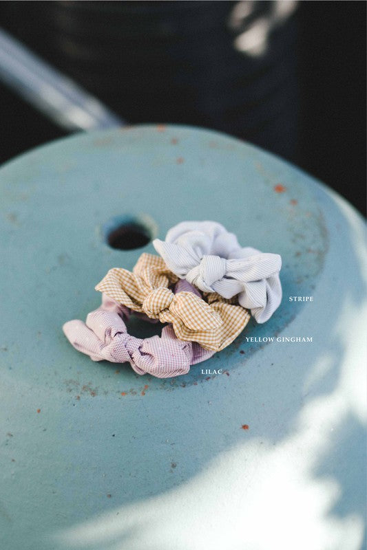 Spring Bow Scrunchies