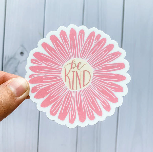 Be Kind Flower Sticker
