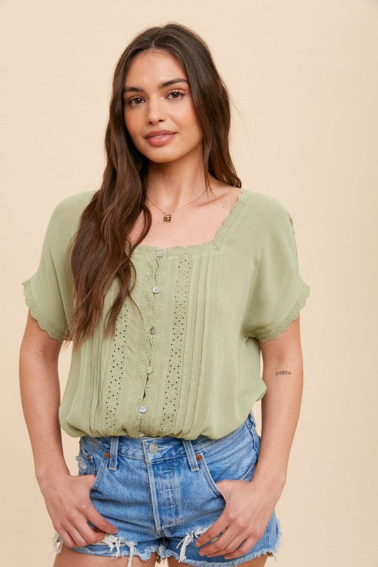 Cam Top - Olive