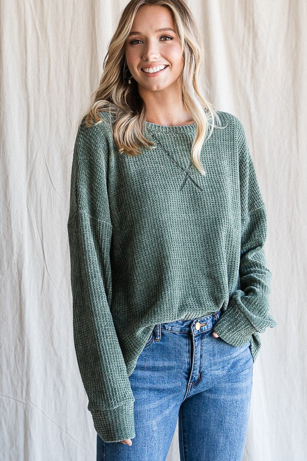 Cassi Sweater - Olive
