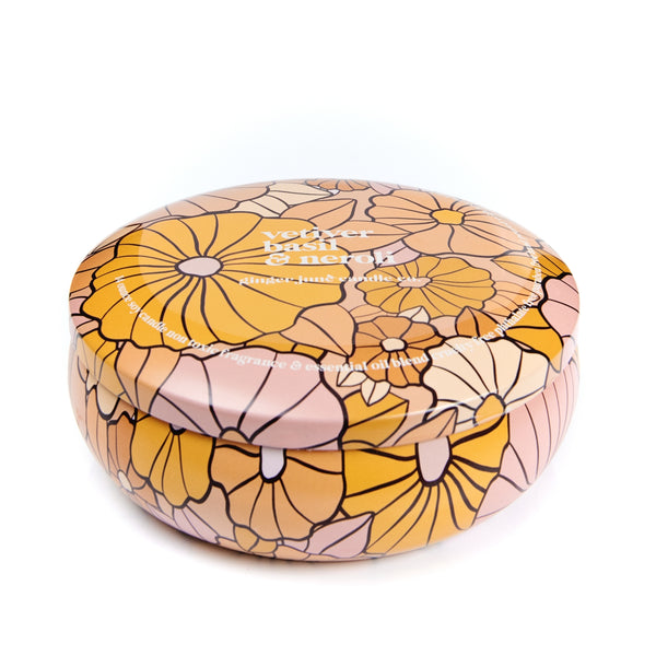 Ginger June - Floral Tin Candle