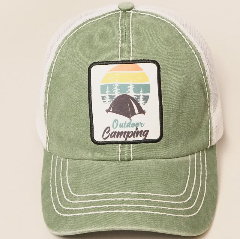 Outdoor Camping Hat - Sage