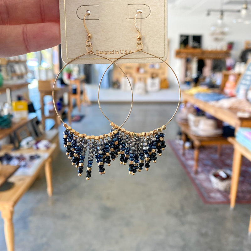 Kay Kay Beaded Hoops