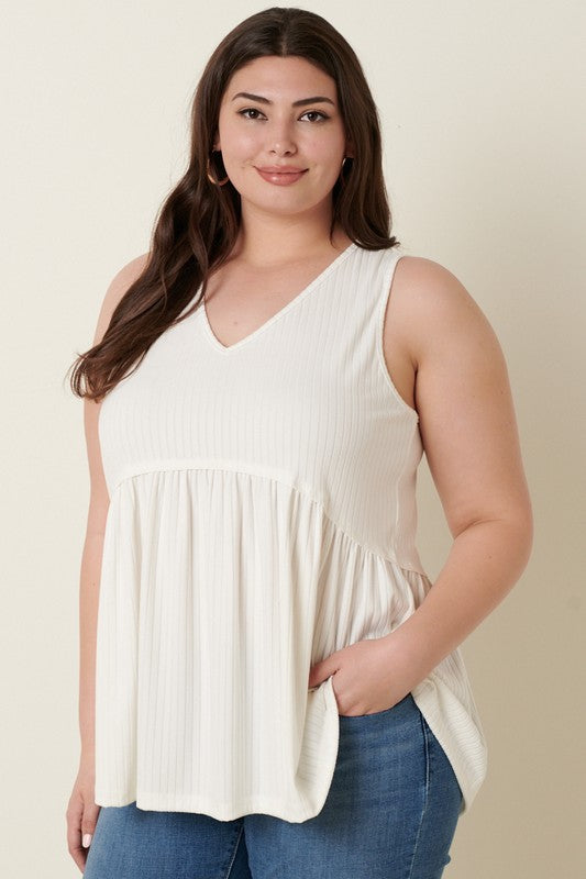 Poppy Tank - Ivory
