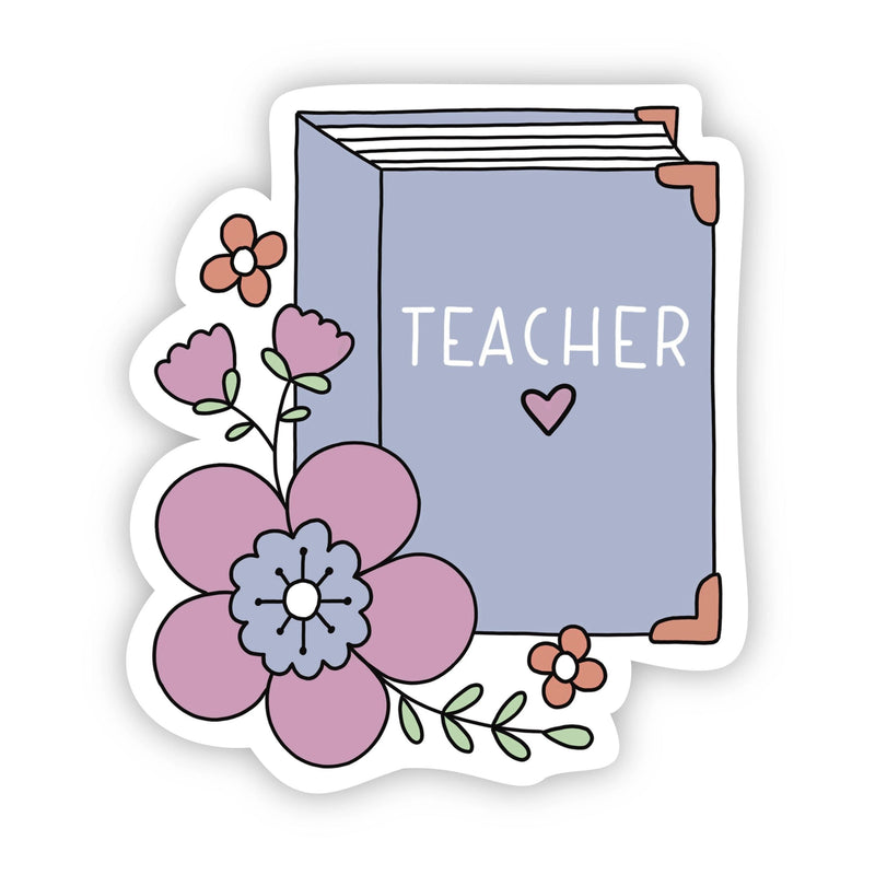 Teacher Book Sticker