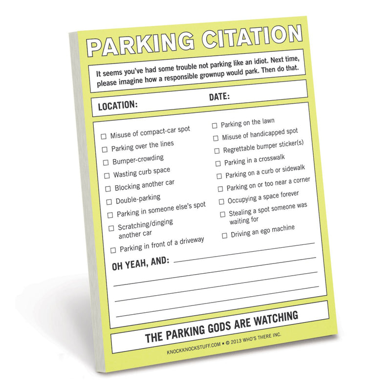 Nifty Notes - Parking Citation