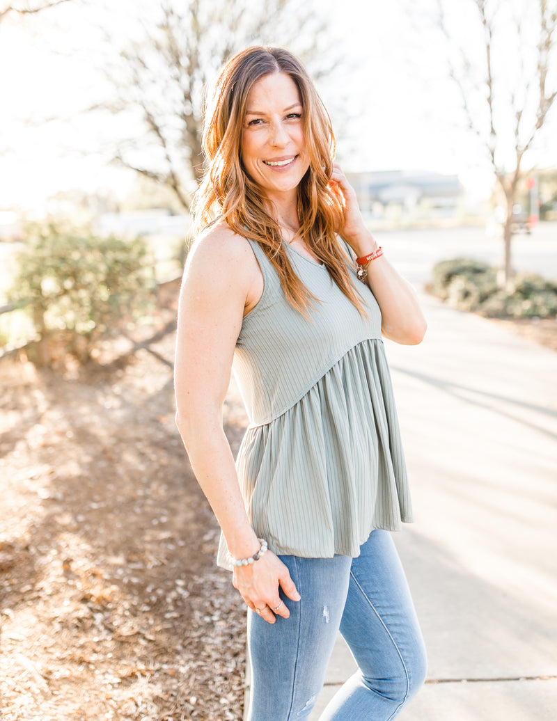 Poppy Tank - Sage