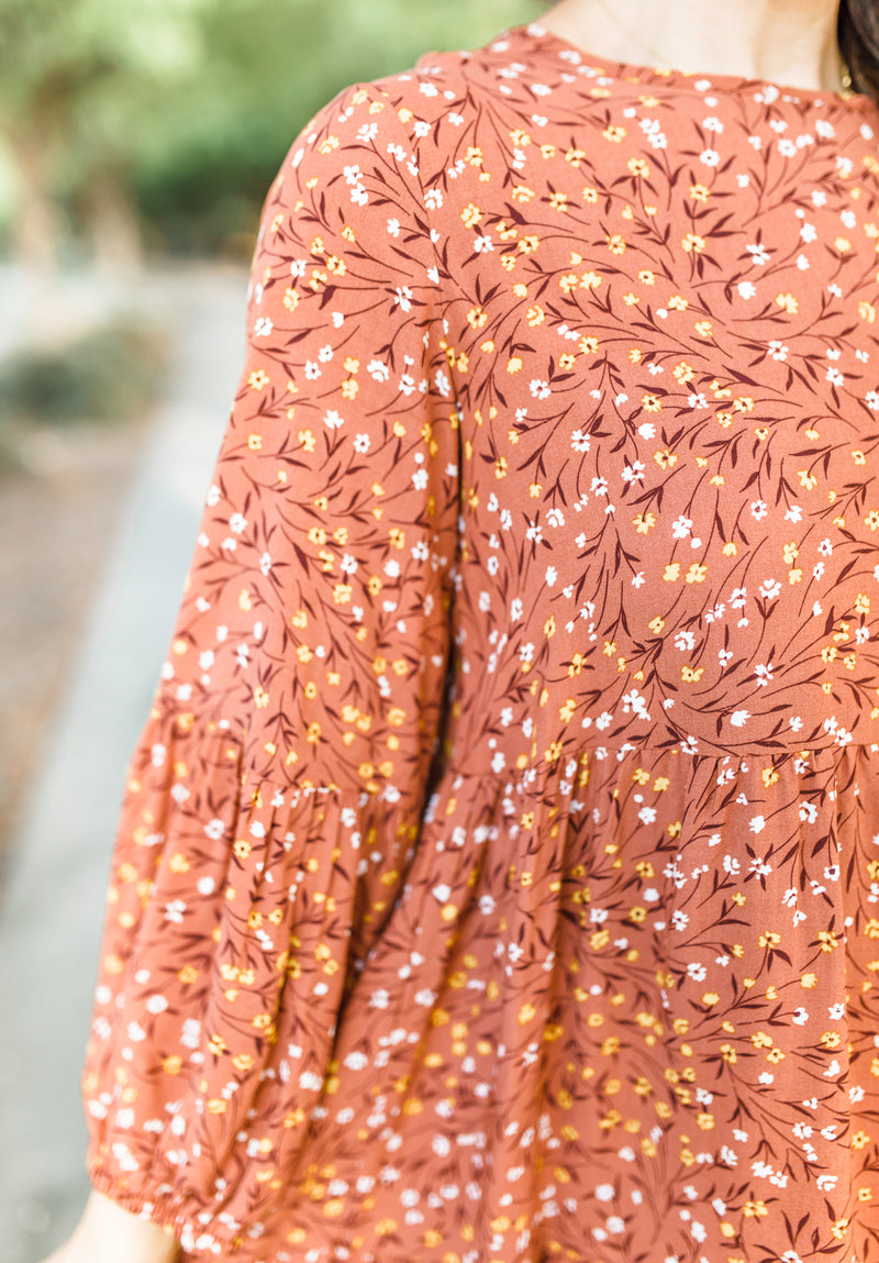 Autumn Floral Dress