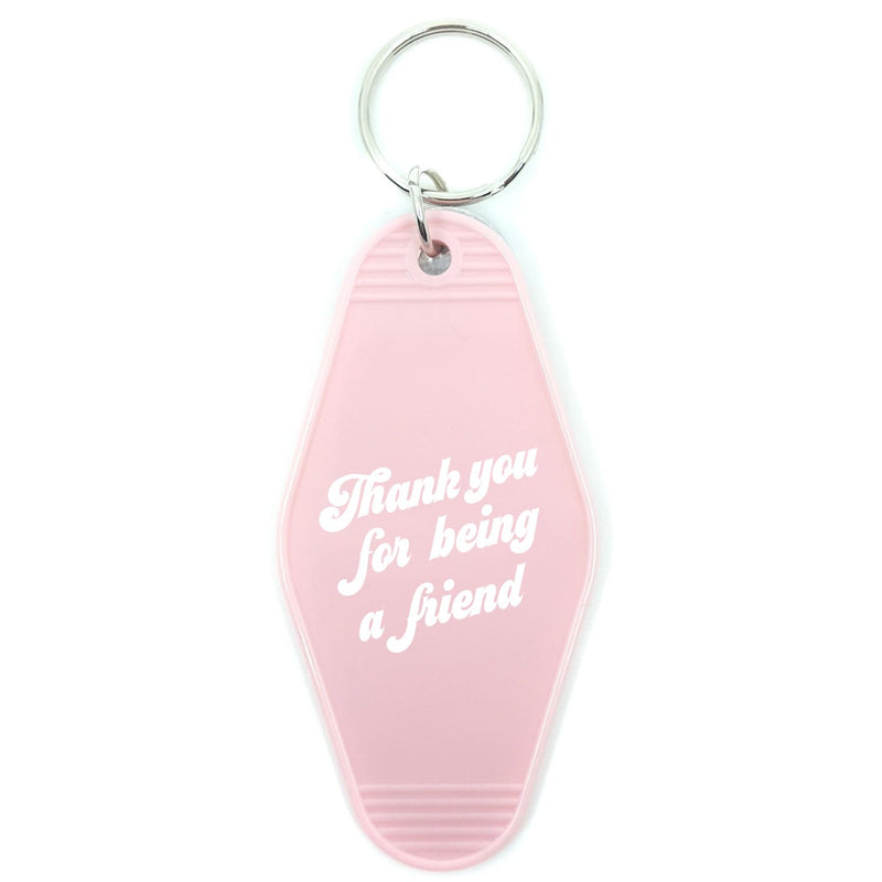 Being A Friend Keychain - Pink