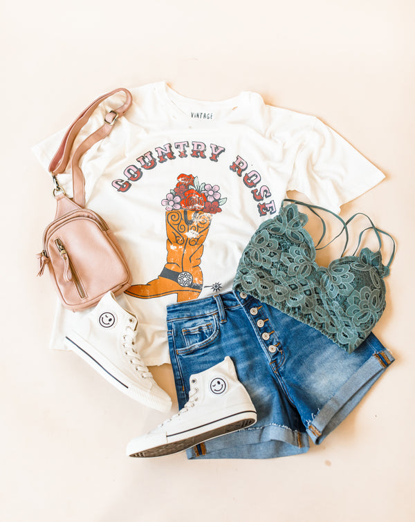 Country Rose Tee