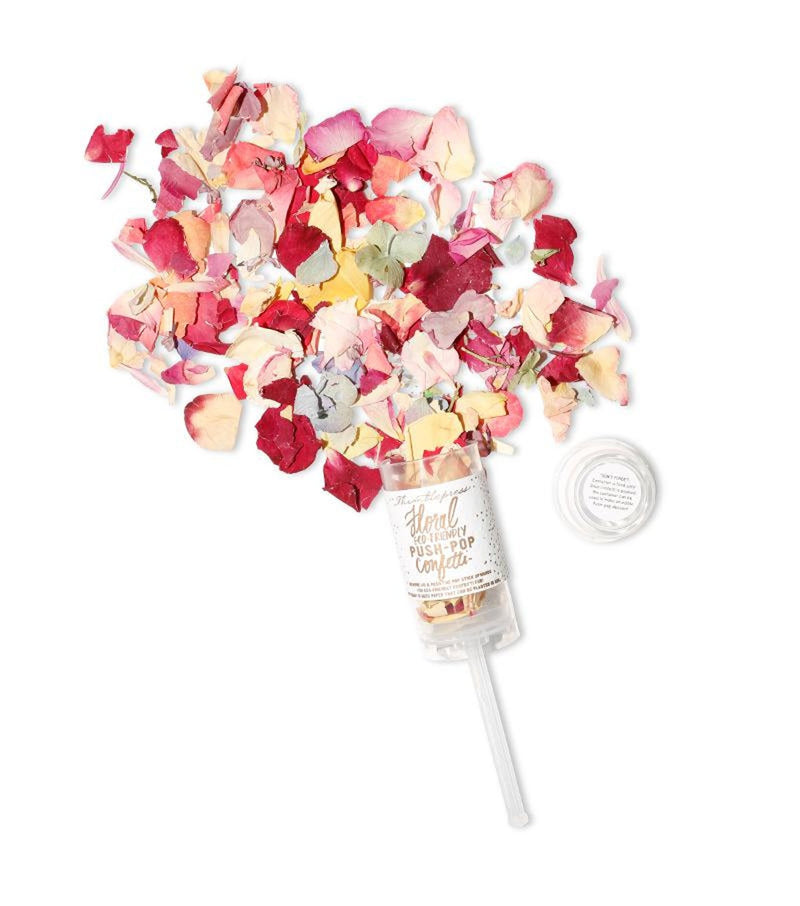 Floral Eco-Friendly Push-Pop Confetti