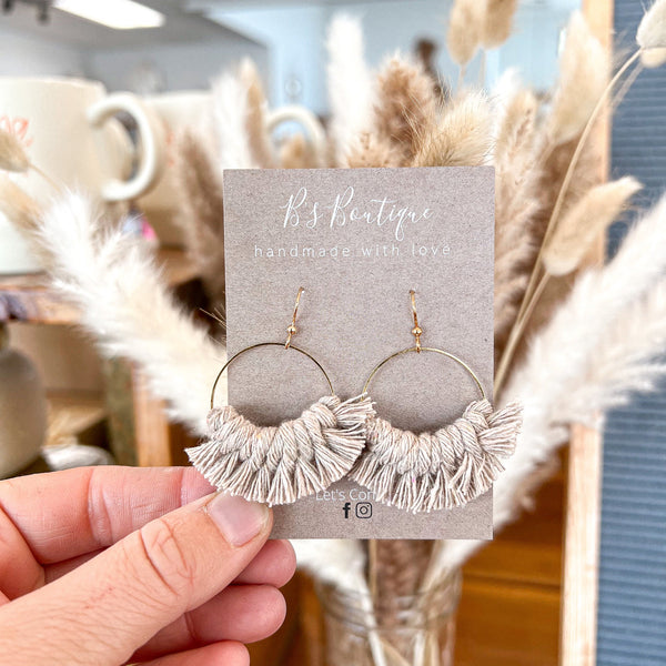 Noel Macramé Earrings