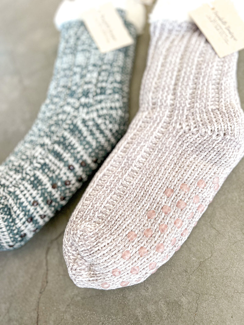 Crochet Cozy Slipper Socks