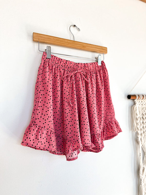 Galentine's Shorts - Pink
