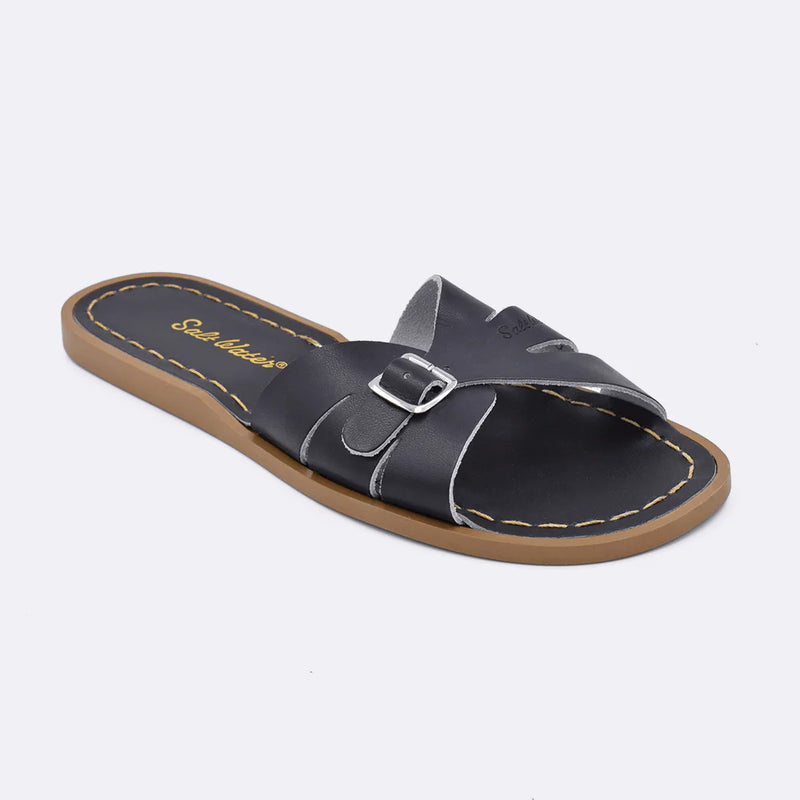 Salt Water Sandals- Slides Black