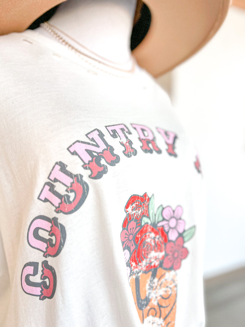 Country Rose Tee