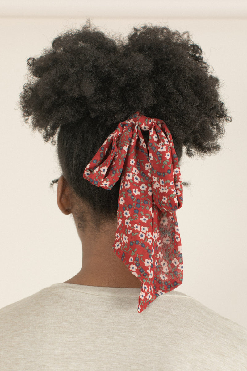 Red Mini Scrunchie